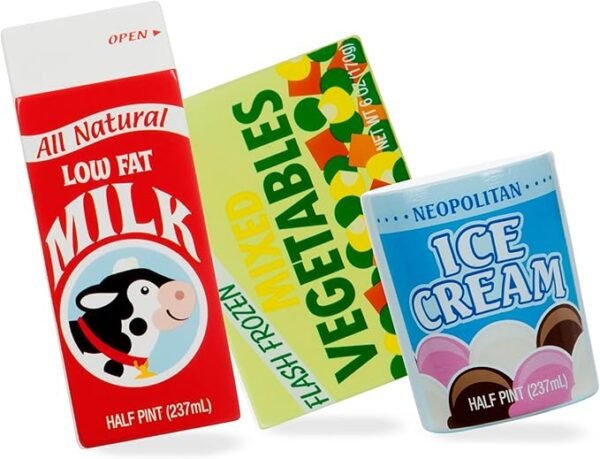 Melissa & Doug Fridge Food Wooden - Image 2