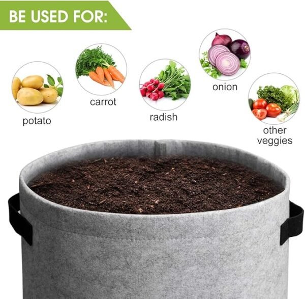 Potato Grow Bags with Flap 10 Gallon - Image 4