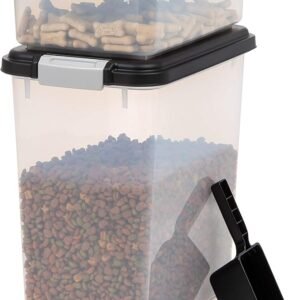 Dog Food Storage Container, 30 lbs & 11 lbs Combo