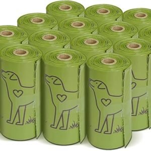 240 Count 13” x 9”Dog Waste Bags Rolls