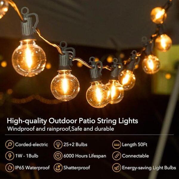 Brightown Outdoor String Lights - Image 2